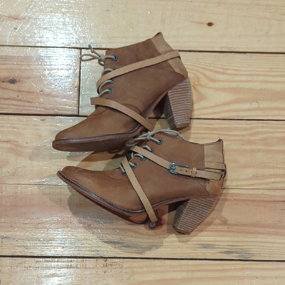 J Brand Leather Booties - Picture 1 of 9